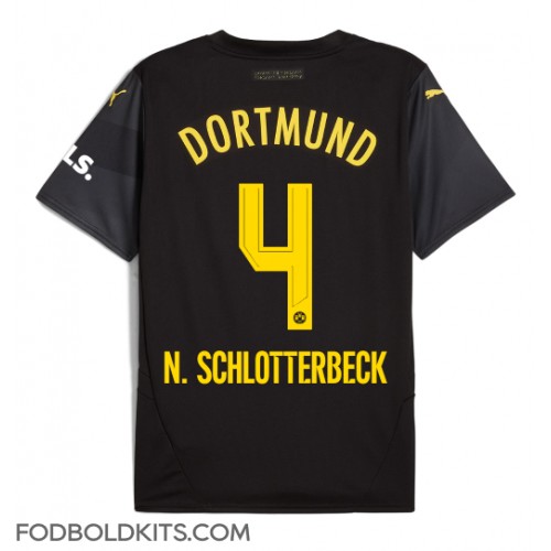 Borussia Dortmund Nico Schlotterbeck #4 Udebanetrøje 2024-25 Kortærmet